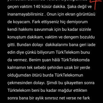 Türk Telekom T. Telekom Müşteri Temsilcisi Yanlış Bilgi Veriyor.