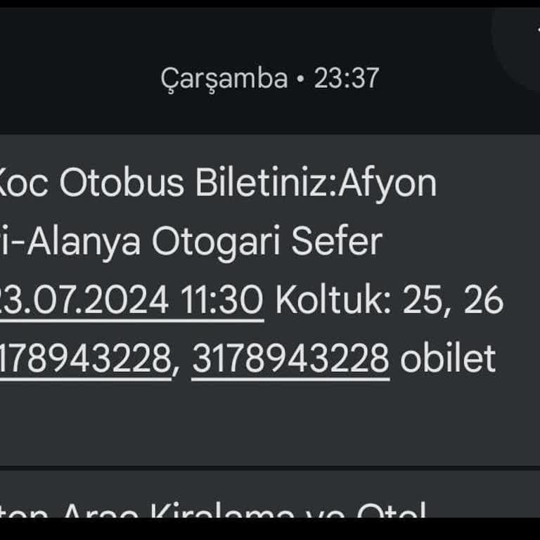 Kamil Koç Da Unutulan Eşyama Çözüm Yok