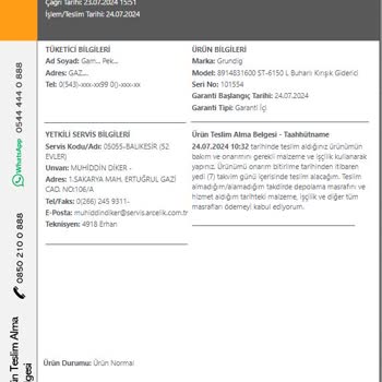 Grundig St 6150L Dikey Ütü Sıfır Ürün Arızalı Çıktı İlgilenen Yok!