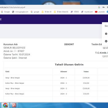 Gemlik Belediyesi Bilgi Ve Sonuç İstiyorum
