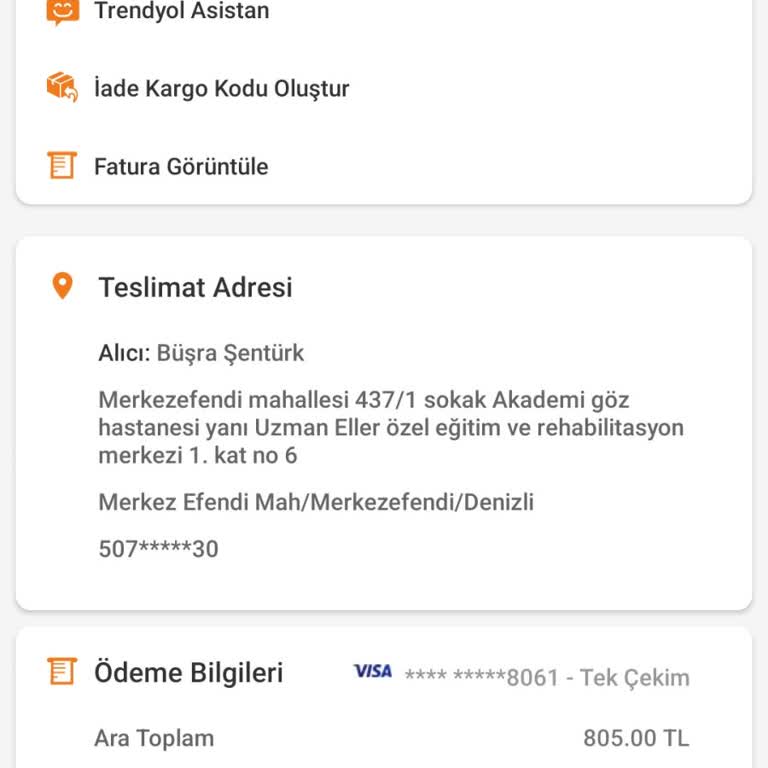 Trendyol Express Kargo Teslimat Sorunu