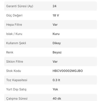 Bosch Unlimited 7 Şarjlı Dik Süpürge Sorunu