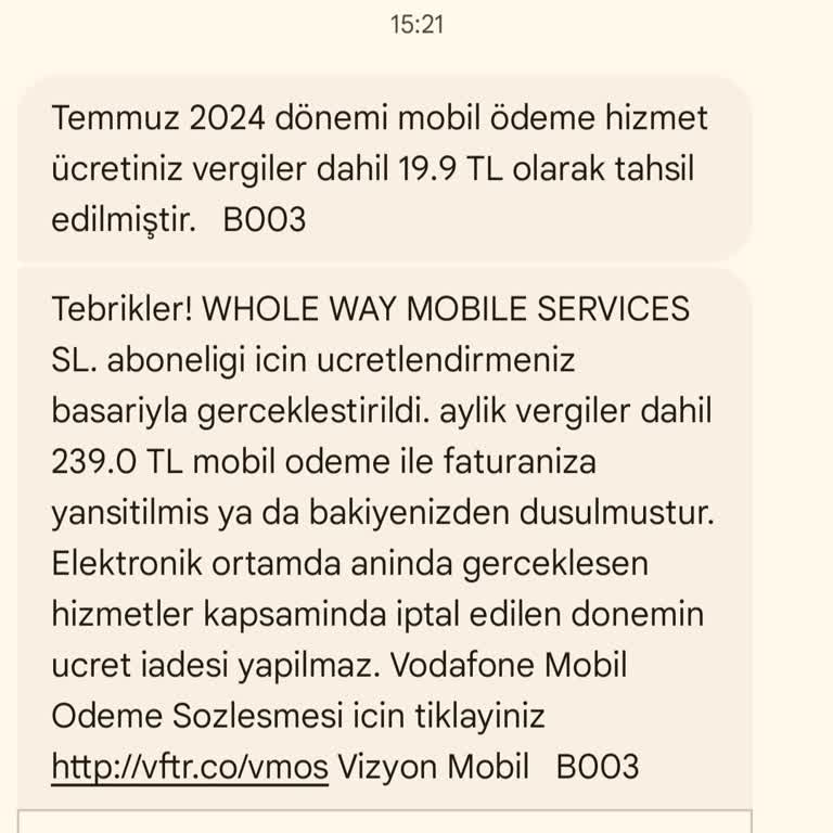 Vizyon Elektronik Paradan Şikayetçiyim. Zaplium Abonelik İptali