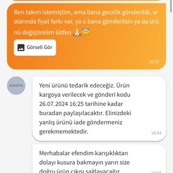 Trendyol'da Yanıltıcı Ürün Gönderimi Sorunu