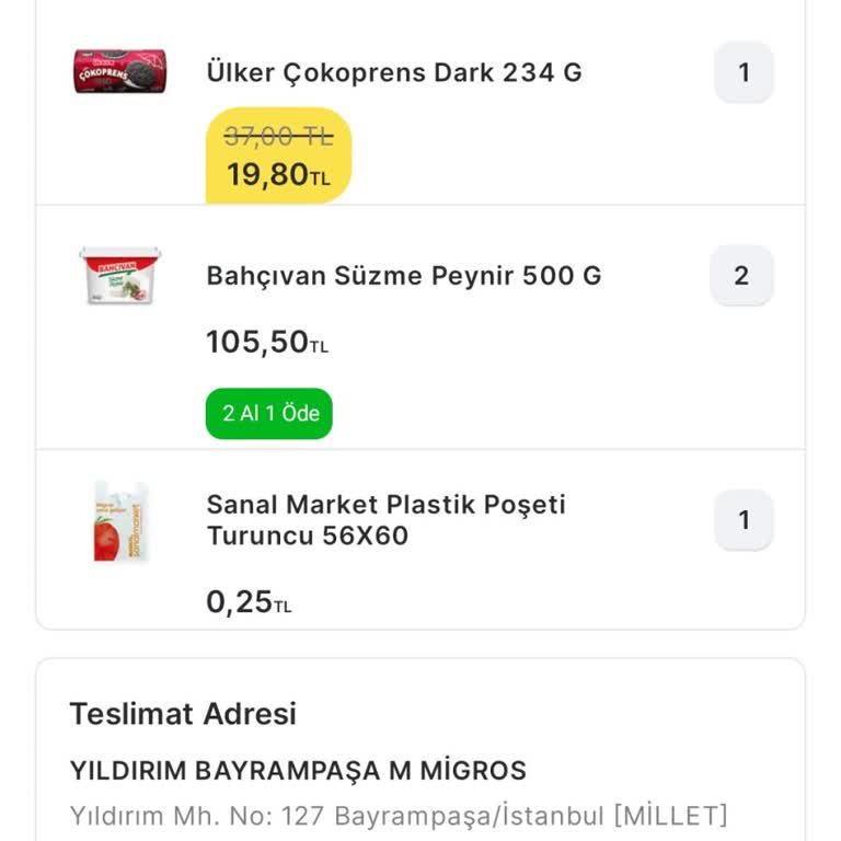 Migros Sanal Market Tedarik Sorunu