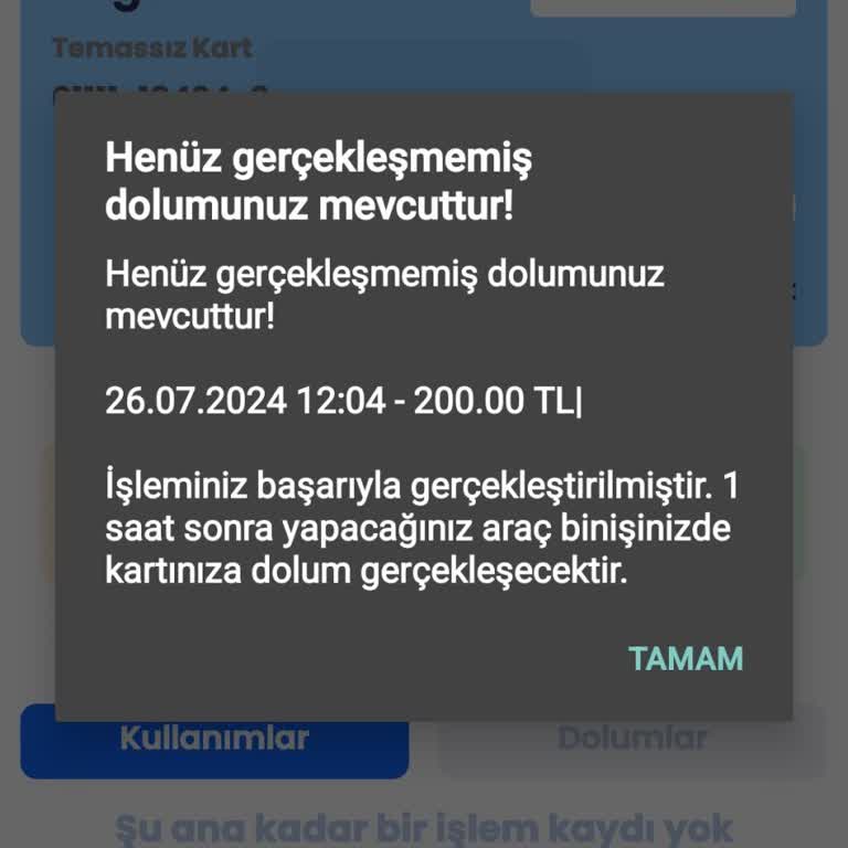 Kentkart Şikayet Çözüm