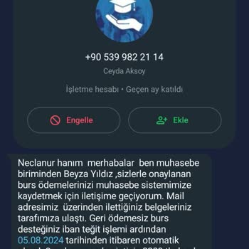 Öğrenciler Birliği Derneği Burs Başvurusu Şikayet