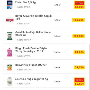 Cepte Şok Eksik Ürün Gönderimi