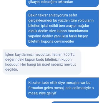 Obilet Ücret İadesi Yapmıyor