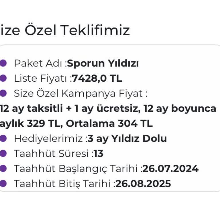 Digiturk Zamlı Fiyat Tarifesinden Şikayetçiyim