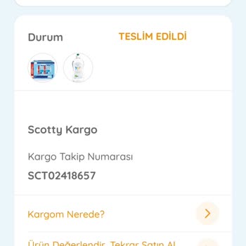 Scotty Kargo Teslim Edilmeyen Ürünü Teslim Edildi Olarak Gösteriyor