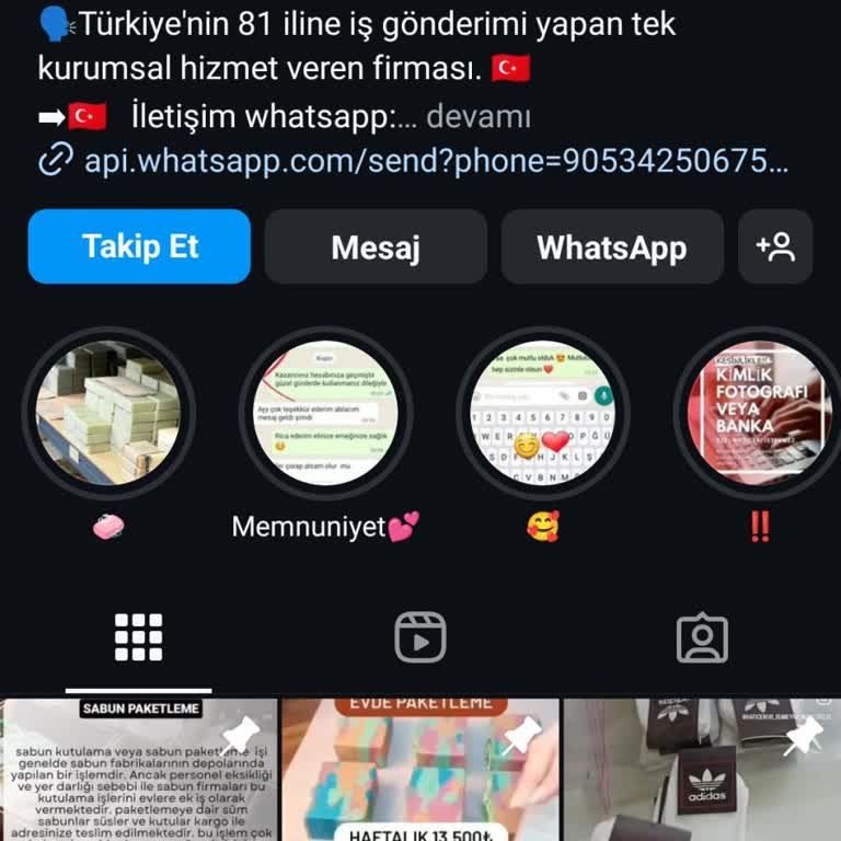 Aliye__almira_yesilirmak44 (Instagram) Evde Paketleme Çorap, Sabun!