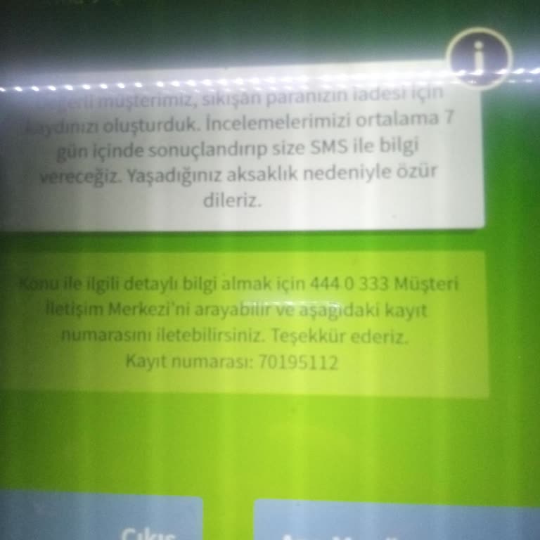 Garanti Bankası ATM'si 36.000 TL'yi 13.100 TL Olarak Saydı!