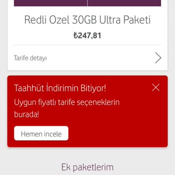 Vodafone Fahiş Fiyat Artışı