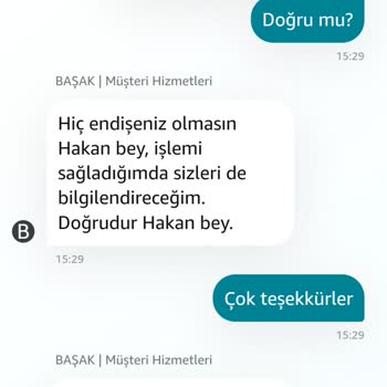 Amazon Hatası İle İade Edilen Ve Teslim Edilemeyen Ürünüm