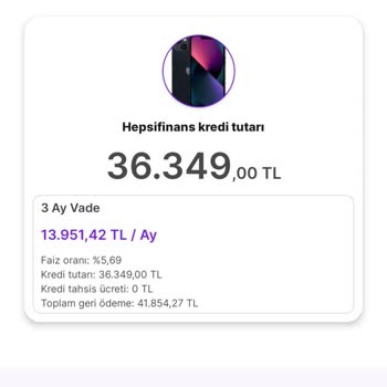 Hepsifinans Uygulama Hatası Ödeme Yapılmıyor