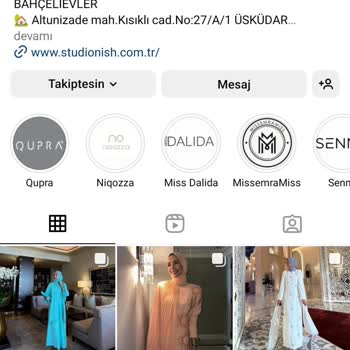 Studio Nish Boutique Instagram Üzerinden Satış Yapan Firma
