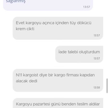 N11 349 TL İçin 10 Gündür Uğraşıyorum