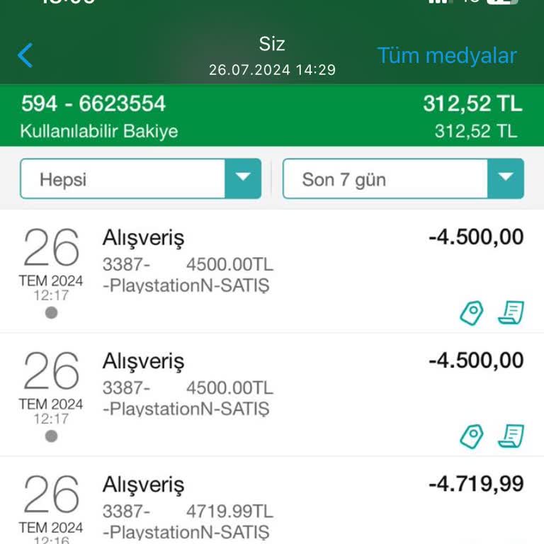 PlayStation Türkiye İzinsiz Para Çekimi