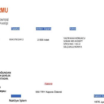 Evde Ekişi Paketleme Paketleme Acentesi Başvuru İptali