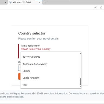 VFS Global Ankara İkametgah Sorunu