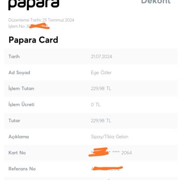 Tıkla Gelsin Para İadesi Yapmadı.