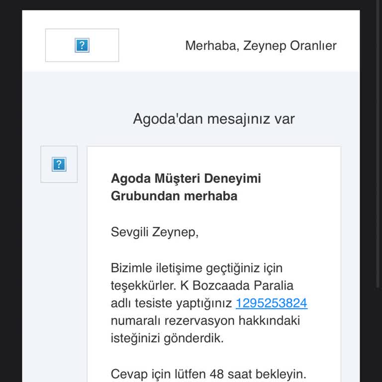 Agoda İademi Yapmadı