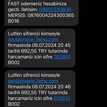 Temu Para Çekildi Sipariş Yok