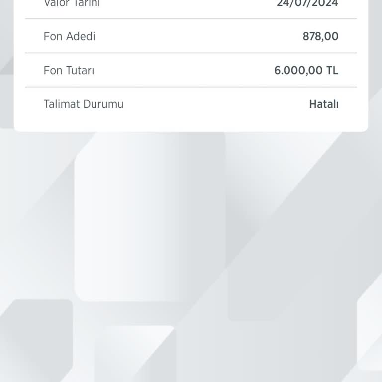 Ziraat Yatırım Fon Alımı Hatalı Dedi Param Ortada Yok.