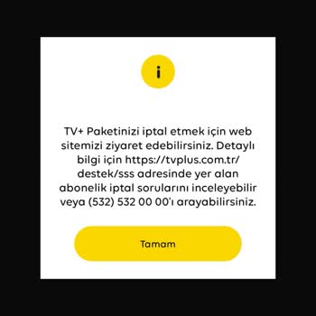 Turkcell TV Plus Aboneliği İptal Edilmiyor