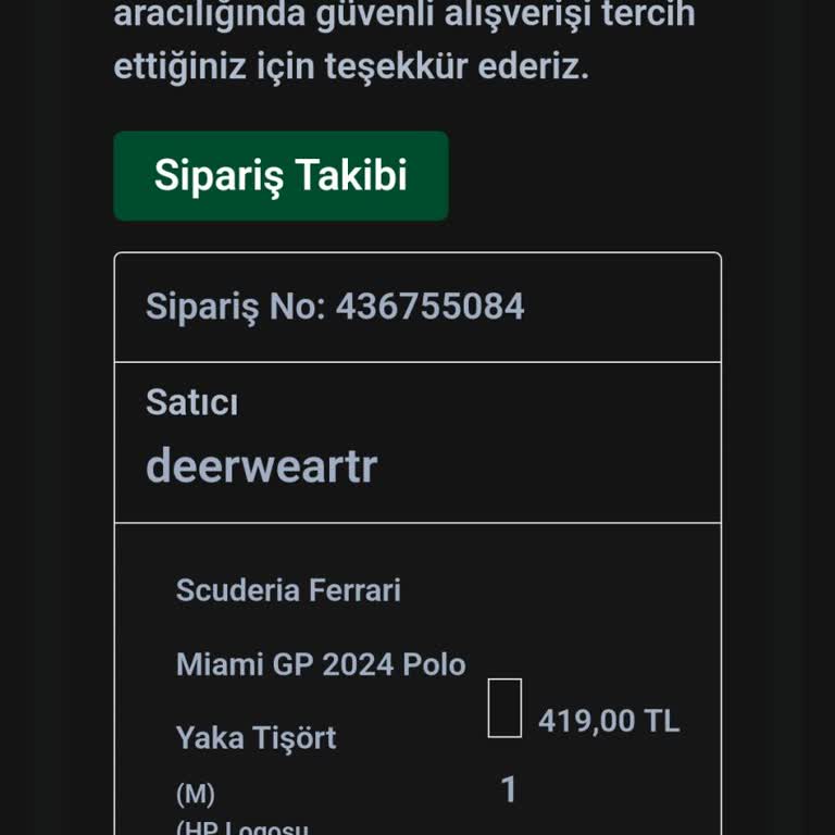 Deer Wear Satın Almak İstediğim Ürünün Belirtilen Sürede Kargolanmamış Olması