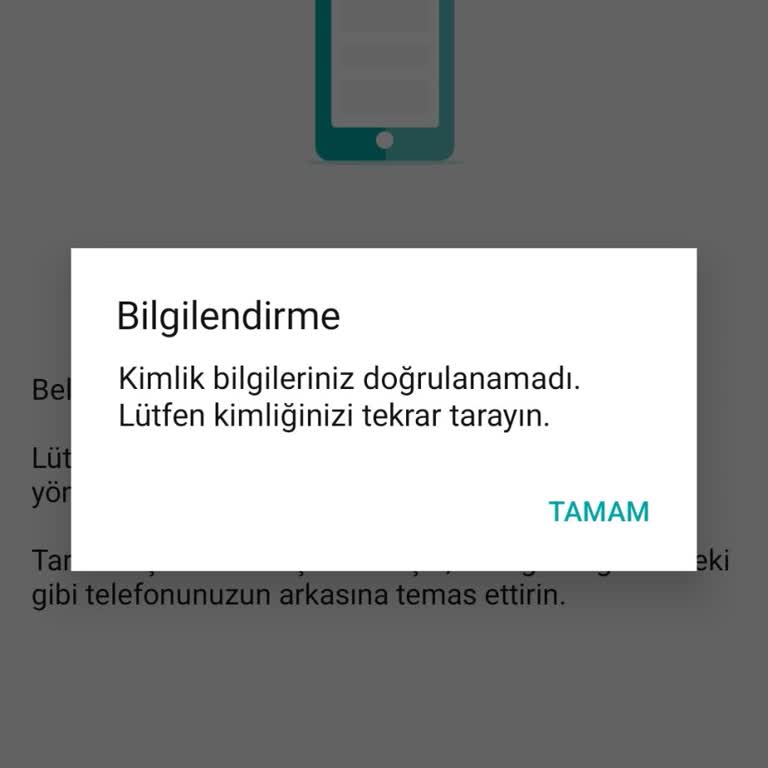 Garanti BBVA, Kimlik Doğrulama Yapılamıyor.