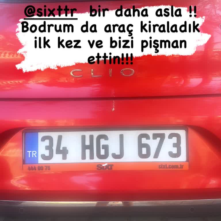 Sixt Müşteri Hizmetleri Deneyimi