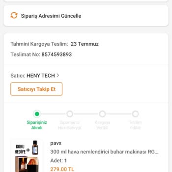 Trendyol Sipariş Gecikmesi Kargoya Verilmemesi