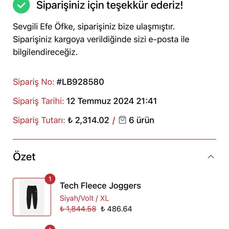Lobbeco Ürünlerim Kargoya Verilmedi