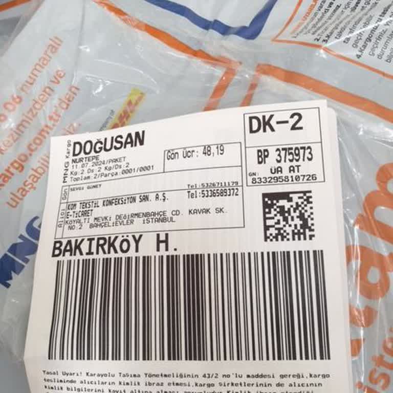 Kom Mayo ve Tekstil Kom Ürün İade Ücreti Yatırılmadı