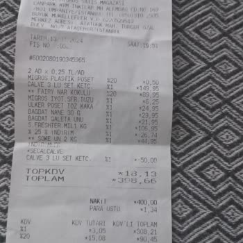 Migros İkici Kez Alınan Fazla Ödemenin İade Edilmemesi