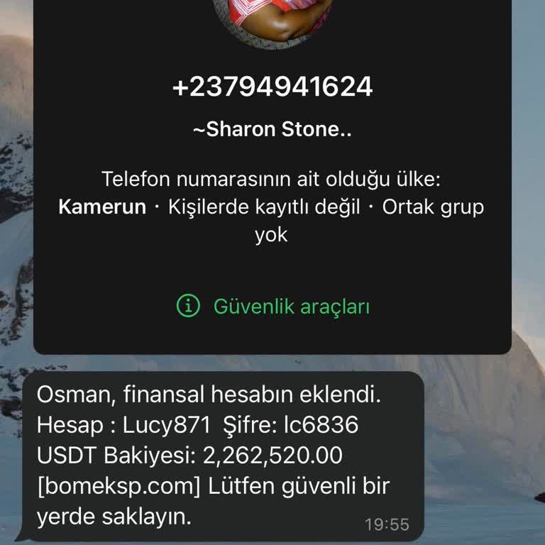 WhatsApp Ta Tanımadığım Bir Numara İle İlgili Şikayet