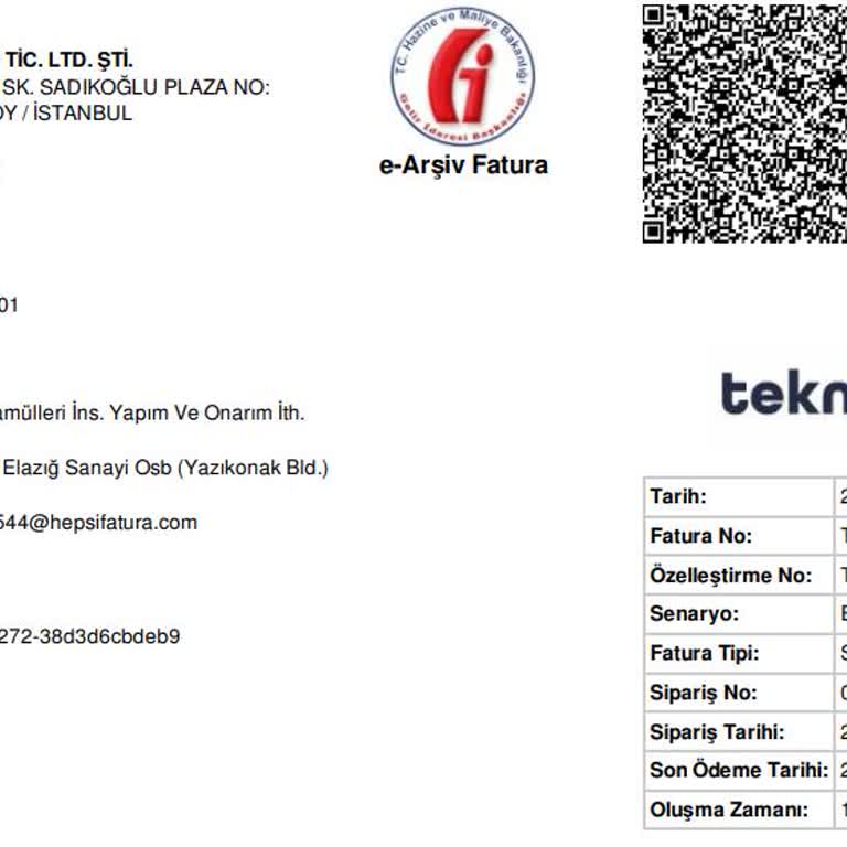 Hepsiburada Yanlış Fatura Kesilmesi!