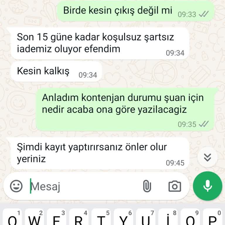 Geziden.com Tur Şirketi İade Ödemesi Yapmıyor
