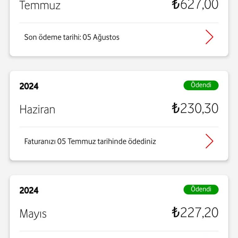 Vodafone'a Fatura Şikayeti