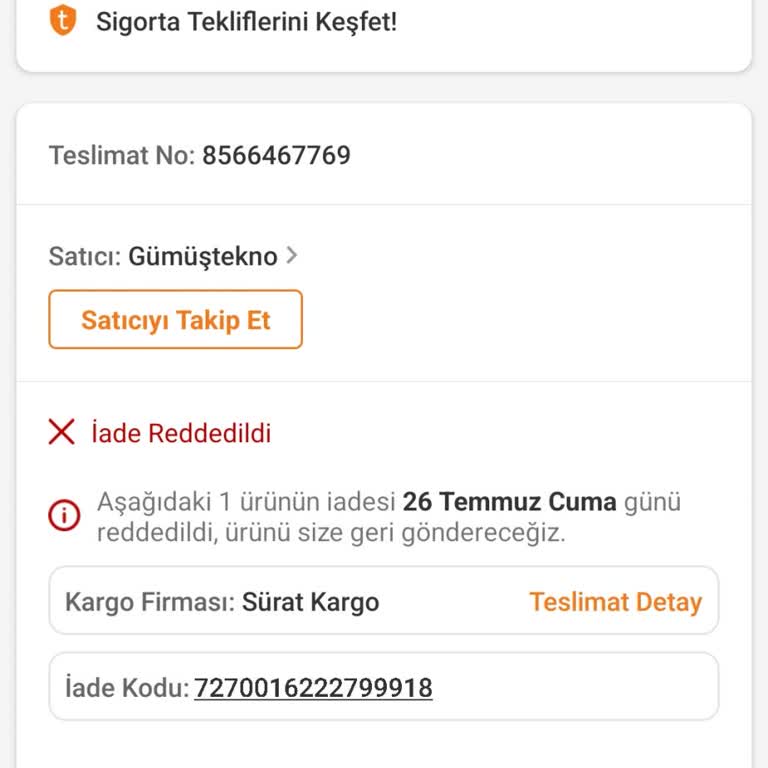 Trendyol Sac Şekillendiricisi Gümüş Tekno Adli Firmadan Kusurlu Ürün