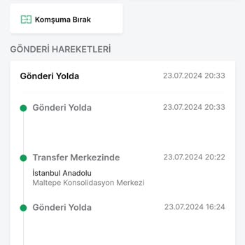 Trendyol Express Maltepe Konsolidasyon Merkezi Sorumsuzluğu