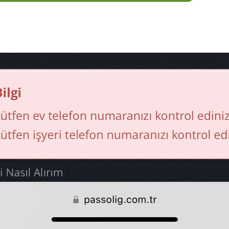 Passolig Başvuru Kabul Etmiyor