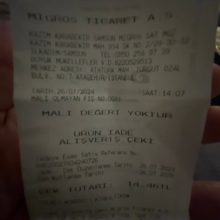 Migros Bozuk Tavuk Satıyor