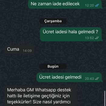 Güvenlik Market Gelmeyen Ve Para İadesi Yapılmayan Ürün