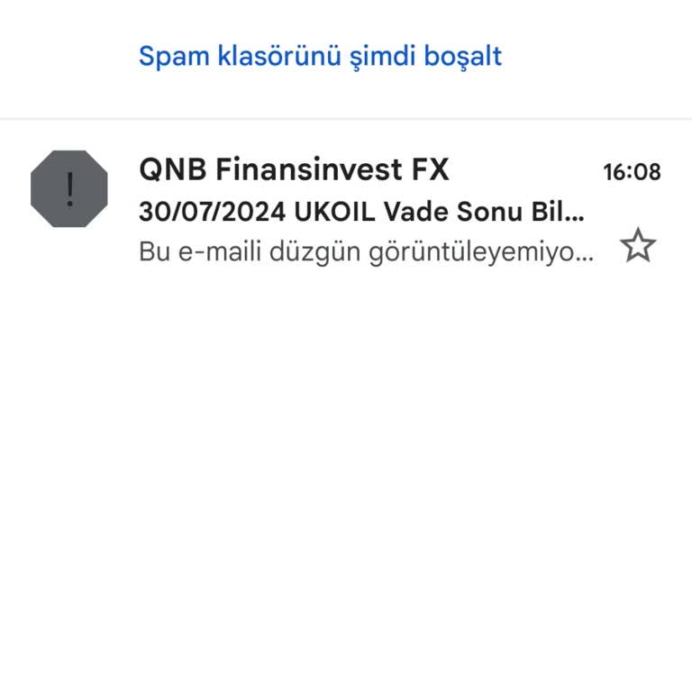QNB Finans İnvest SMS Ve Email Laçkalığı