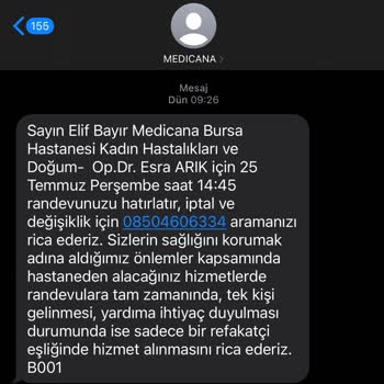 Medicana Hastanesi Ertesi Gün Arayıp Extra Ücret İstiyor.