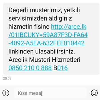 Koçaklar Arçelik Arçelik Servisi Randevu Olduğu Halde Buzdolabımı Teslim Etmiyor.