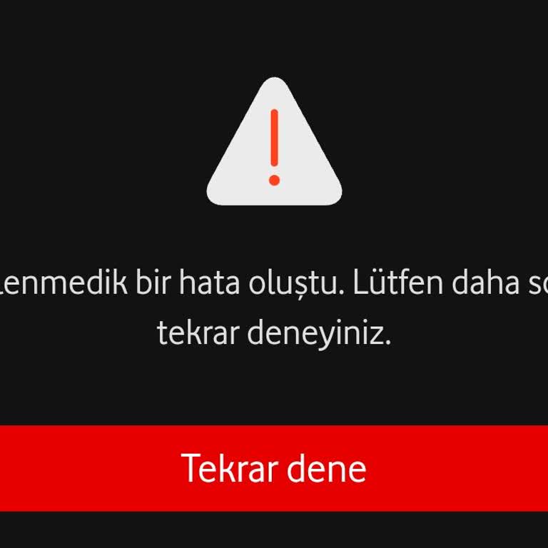 Vodafone FreeZone Başvuru Hatası